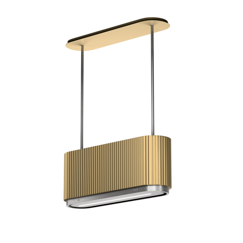 CIARKO DESIGN otočna napa MONO W ZLATNA