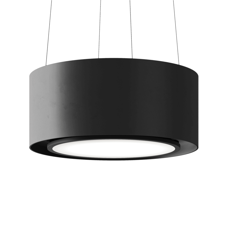 CIARKO DESIGN viseća napa PIU LIGHT CRNA 80 cm