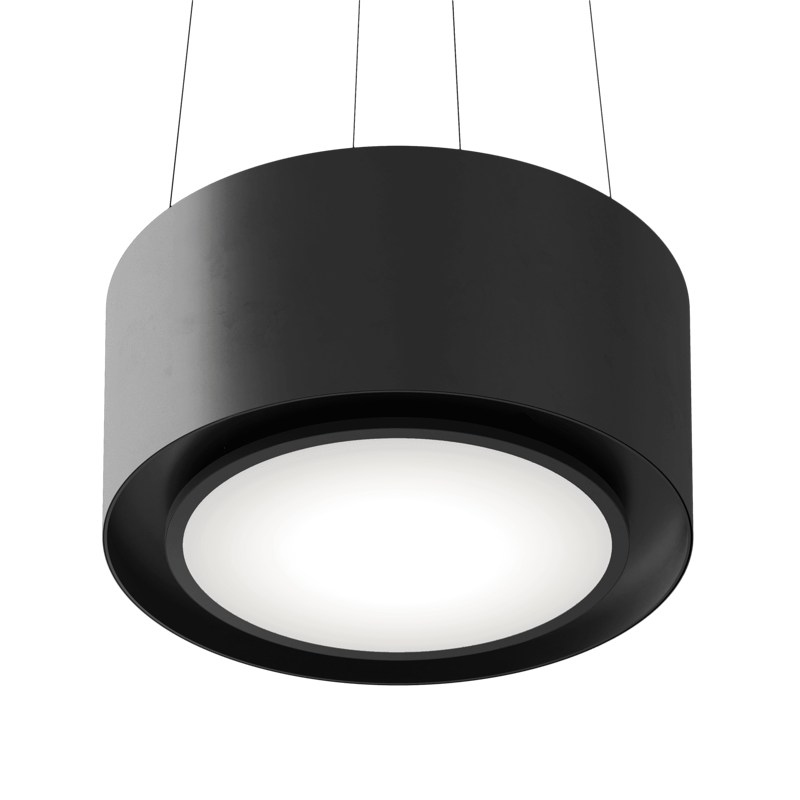 CIARKO DESIGN viseća napa PIU LIGHT CRNA 80 cm