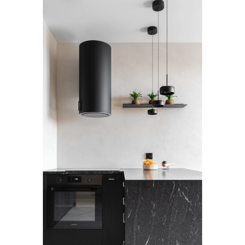 CIARKO DESIGN zidna napa TUBUS CRNA