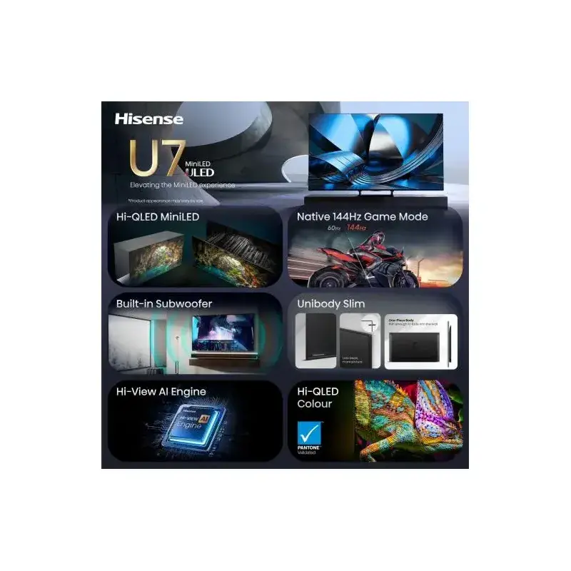 HISENSE ULED TV 65U7SE