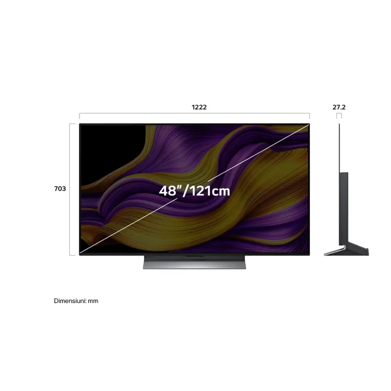 LG OLED48G53LS evo AI G5 48 inča, 4K pametni TV, sa postoljem, 2025