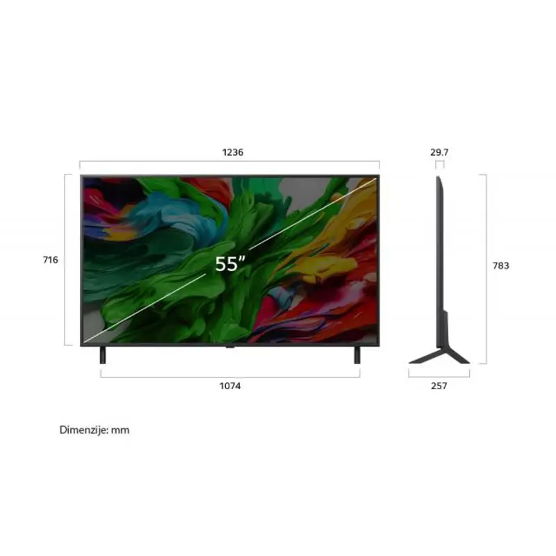 LG TV 55″ 55QNED85A3C QNED 4K Smart TV
