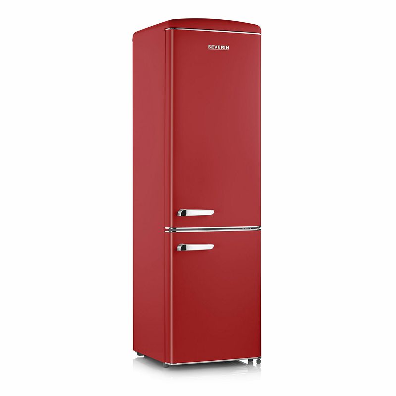 Severin Retro kombinirani hladnjak crveni RKG 8920