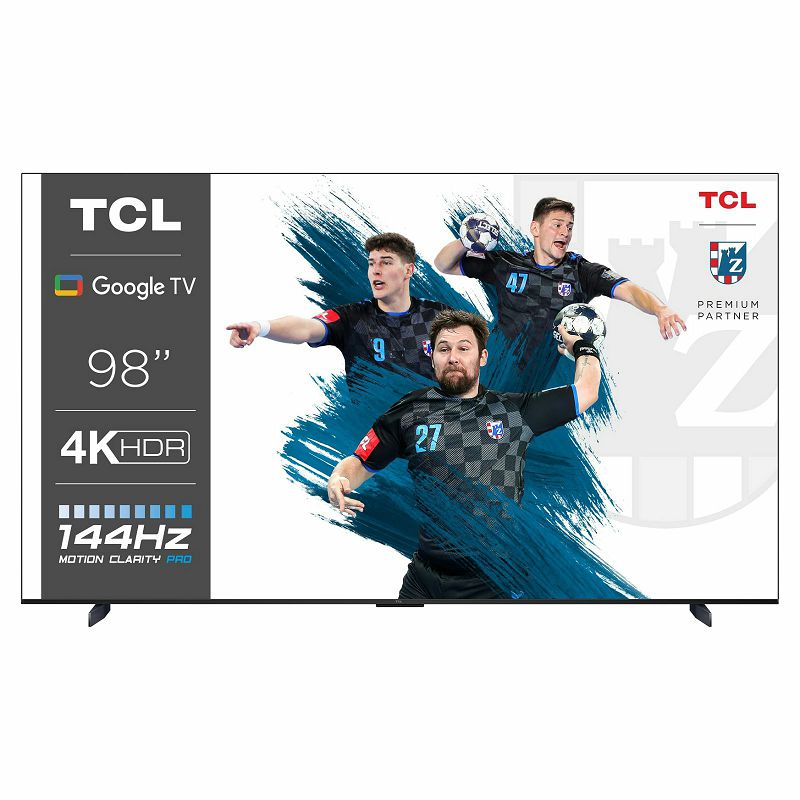 TCL 98P745 4K HDR TV s Google TV-om