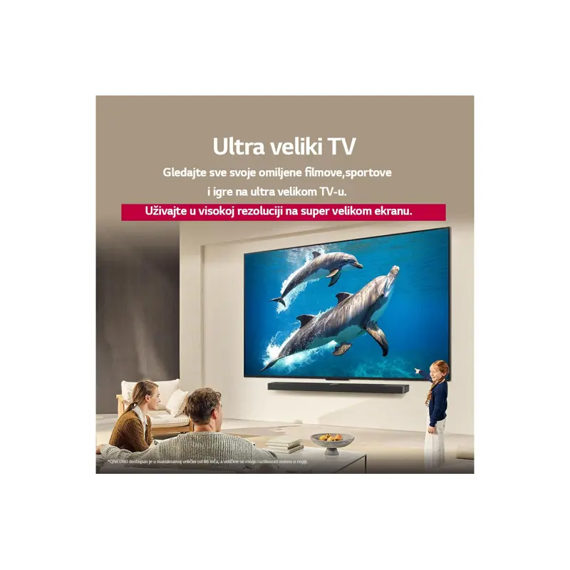 Televizor LG QNED AI 86QNED80A3A.AEU 4K Smart TV 2025 od 86 inča