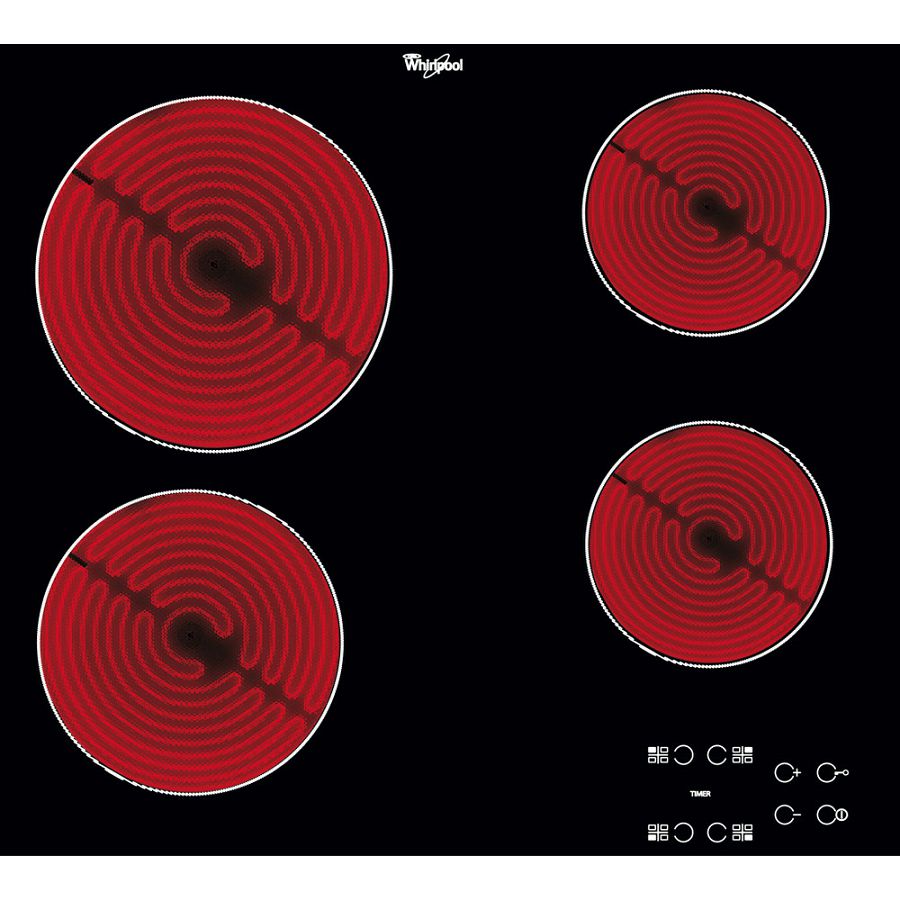 Whirlpool AKT 8090/NE staklokeramička ploča za kuhanje